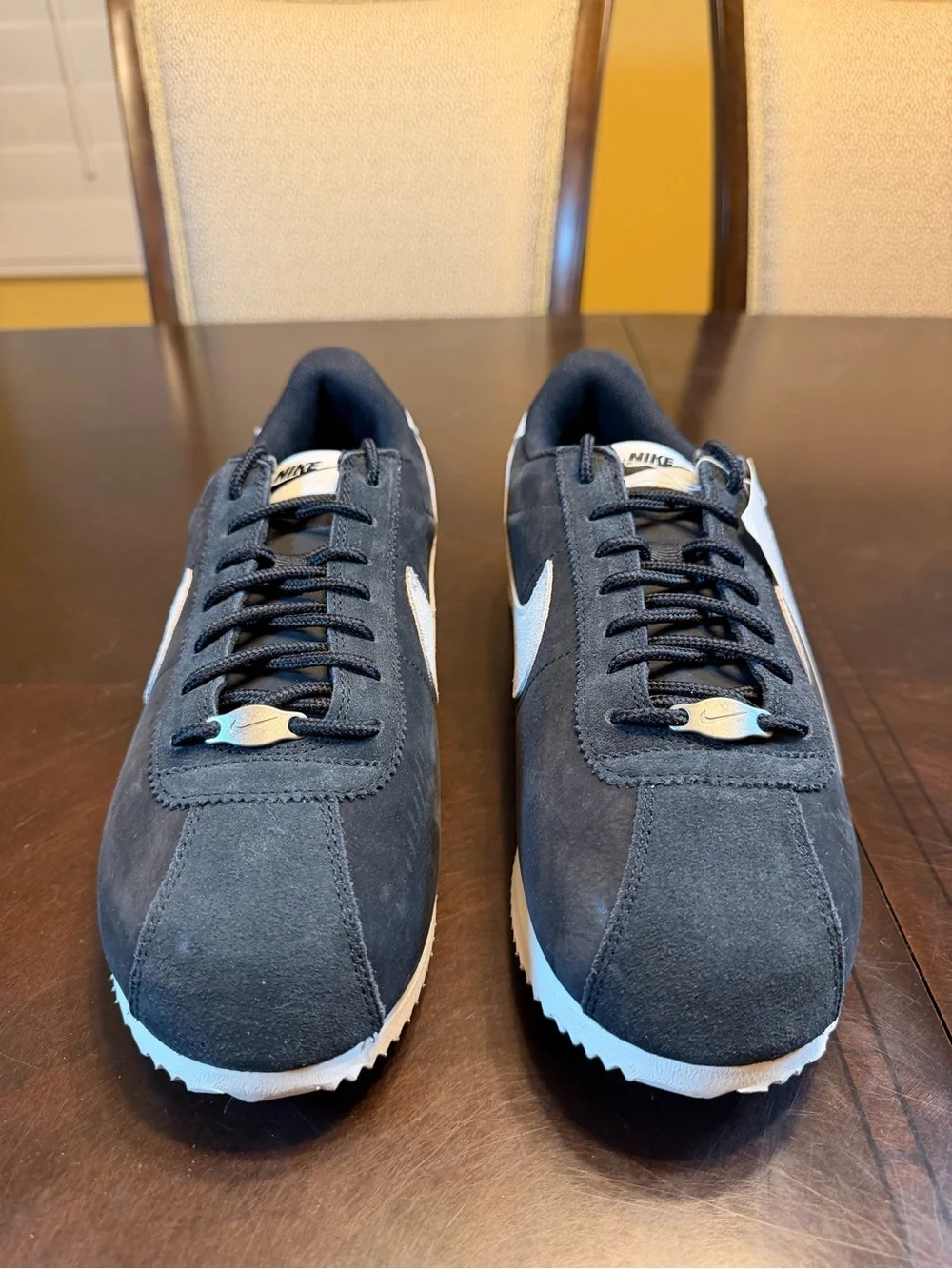 New Nike Cortez Black White Sneaker Shoes Size US 11